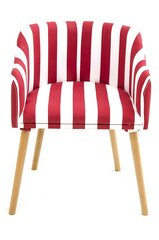Обеденный стул Kalang, красный/белый цена и информация | Стулья для кухни и столовой | hansapost.ee