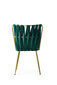 2-tooliline komplekt Kalune Design Kusakli 206 V2, roheline цена и информация | Köögitoolid, söögitoolid | hansapost.ee