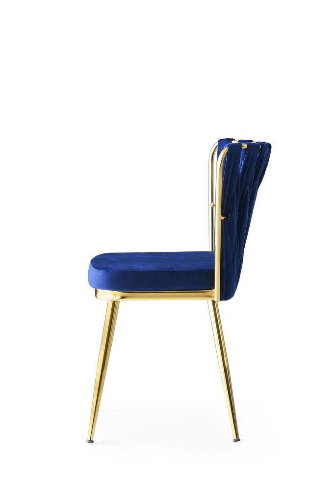 4 tooli Kalune Design Kusakli 209 V4 komplekt, sinine hind ja info | Köögitoolid, söögitoolid | hansapost.ee