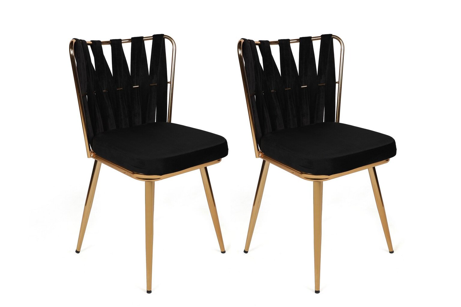 4 tooli komplekt Kalune Design Kusakli 211 V4, must цена и информация | Köögitoolid, söögitoolid | hansapost.ee