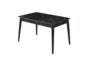 Обеденный стол Asir Lotus - 1121, черный цена и информация | Кухонные и обеденные столы | hansapost.ee
