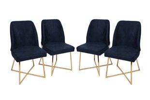 комплект из 4 стульев Kalune Design Madrid 908 V4, синий цена и информация | Стулья для кухни и столовой | hansapost.ee