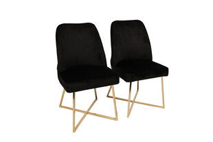Комплект из 2 стульев Kalune Design Madrid 911 V2, черный цена и информация | Стулья для кухни и столовой | hansapost.ee
