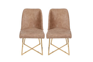 Комплект из 2 стульев Kalune Design Madrid 913 V2, бежевый цена и информация | Стулья для кухни и столовой | hansapost.ee