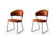 2-tooliline komplekt Kalune Design MN 887 V2, oranž цена и информация | Köögitoolid, söögitoolid | hansapost.ee