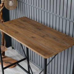 Обеденный стол Asir Nordic, коричневый/черный цена и информация | Кухонные и обеденные столы | hansapost.ee
