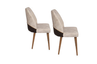 комплект из 2 стульев Kalune Design Nova 071 V2, бежевый цена и информация | Стулья для кухни и столовой | hansapost.ee