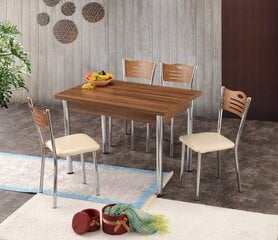 Обеденный стол Asir Polo - 1308, коричневый цена и информация | Кухонные и обеденные столы | hansapost.ee