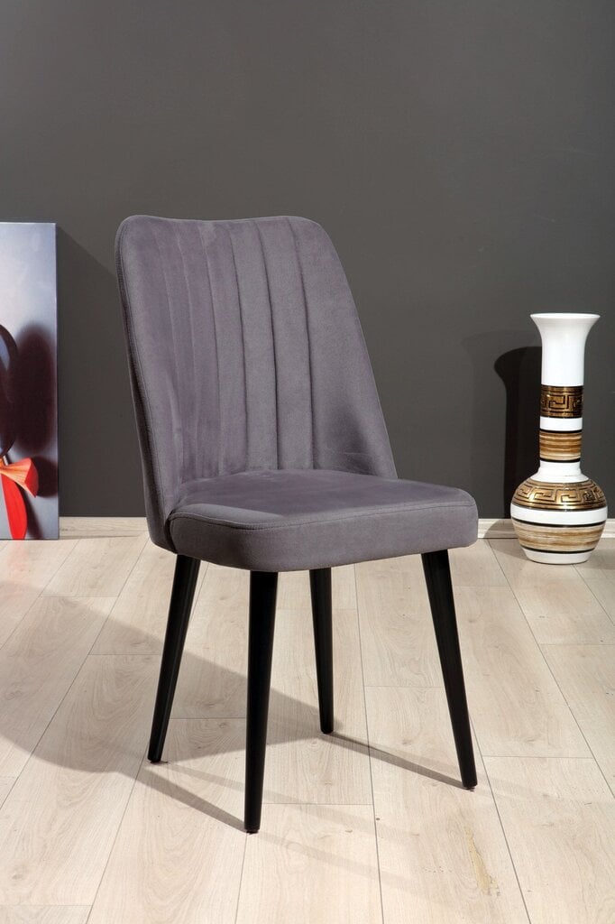 4 tooliga komplekt Kalune Design Polo, hall цена и информация | Köögitoolid, söögitoolid | hansapost.ee