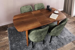 Обеденный стол Asir Retro 1191, коричневый цена и информация | Кухонные и обеденные столы | hansapost.ee