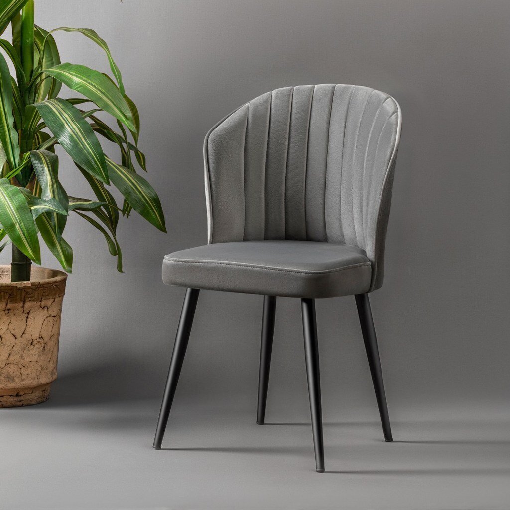 2 tooliga komplekt Kalune Design Rubi, hall hind ja info | Köögitoolid, söögitoolid | hansapost.ee