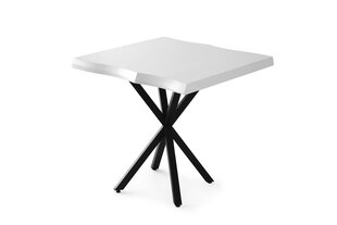 Обеденный стол Asir Safir - 1461, белый/черный цена и информация | Кухонные и обеденные столы | hansapost.ee