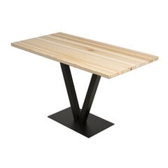 Söögilaud Asir Sun Table - hõbekask, pruun/must price and information | Kitchen tables, dining tables | hansapost.ee