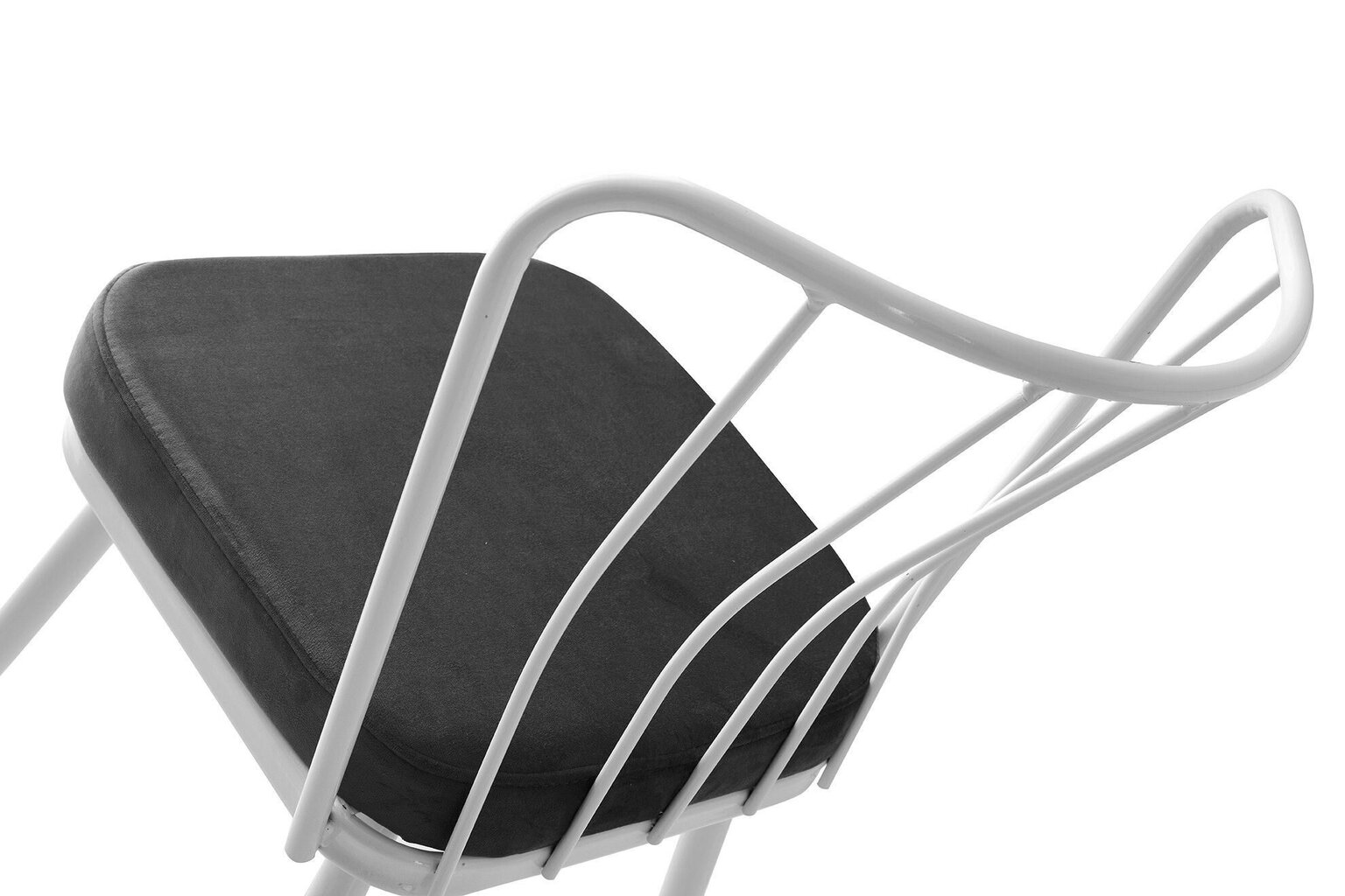 2 tooli Kalune Design Yildiz 962 V2, hall/valge, komplekt Kalune Design Yildiz 962 V2 цена и информация | Köögitoolid, söögitoolid | hansapost.ee