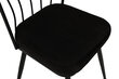 4 tooliga komplekt Kalune Design Yildiz 943 V4, must цена и информация | Köögitoolid, söögitoolid | hansapost.ee
