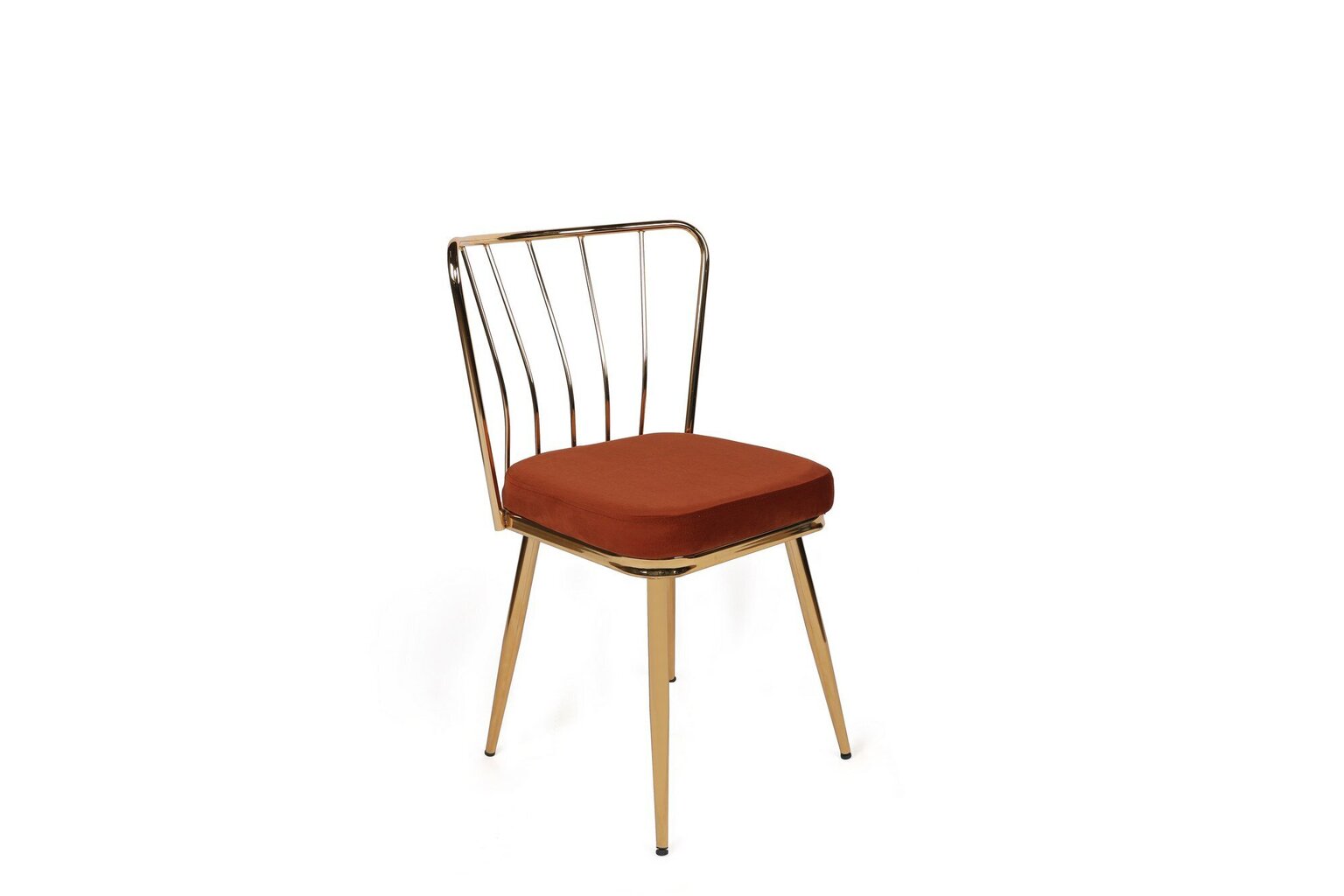 4 tooliga komplekt Kalune Design Yildiz 924 V4, oranž hind ja info | Köögitoolid, söögitoolid | hansapost.ee