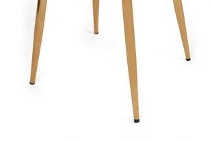 2 tooliga komplekt Kalune Design Yildiz 927 V2, pruun/kuldne цена и информация | Стулья для кухни и столовой | hansapost.ee