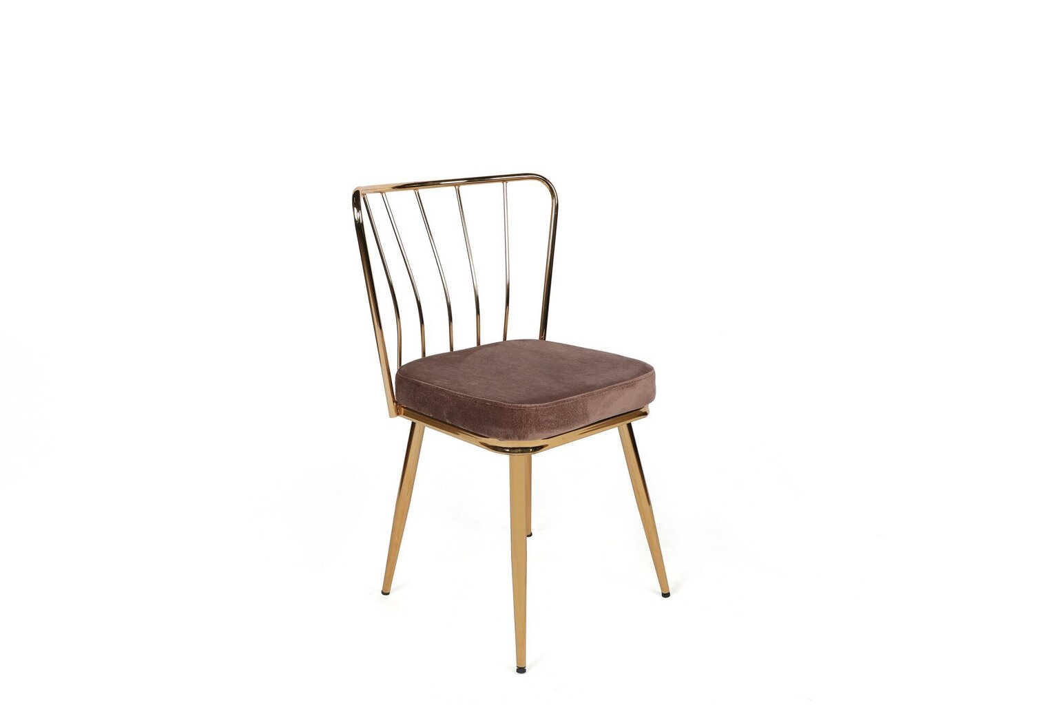 2 tooliga komplekt Kalune Design Yildiz 927 V2, pruun/kuldne hind ja info | Köögitoolid, söögitoolid | hansapost.ee