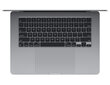 MacBook Air 15" Apple M3 chip with 8-core CPU and 10-core GPU, 8GB, 256GB SSD - Space Grey - MRYM3KS/A цена и информация | Sülearvutid | hansapost.ee