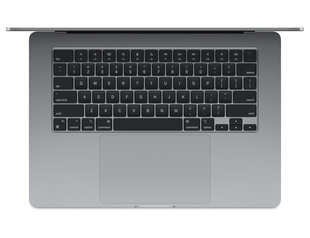 MacBook Air 15" Apple M3 chip with 8-core CPU and 10-core GPU, 8GB, 512GB SSD - Space Grey - MRYN3KS/A цена и информация | Ноутбуки | hansapost.ee