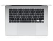 MacBook Air 15" Apple M3 chip with 8-core CPU and 10-core GPU, 8GB, 256GB SSD - Silver - MRYP3KS/A цена и информация | Sülearvutid | hansapost.ee