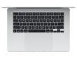 MacBook Air 15" Apple M3 chip with 8-core CPU and 10-core GPU, 8GB, 512GB SSD - Silver - MRYQ3ZE/A price and information | Sülearvutid | hansapost.ee