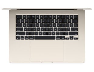 MacBook Air 15" Apple M3 chip with 8-core CPU and 10-core GPU, 8GB, 256GB SSD - Starlight - MRYR3RU/A цена и информация | Ноутбуки | hansapost.ee