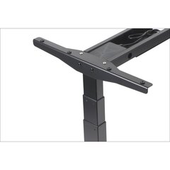 Электрическая рамка стола Stema Prato 04-3T, чёрная цена и информация | Компьютерные, письменные столы | hansapost.ee