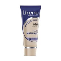 Основа под макияж Lirene Nature Matte Foundation no. 15 Tanned, 30 мл цена и информация | Пудры, базы под макияж | hansapost.ee