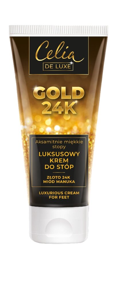 Jalakreem Celia De Luxe Gold 24K Manuka mesi, 80ml цена и информация | Kehakreemid, kehaõlid ja losjoonid | hansapost.ee