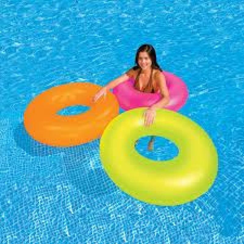 Ujumisrõngas Intex Neon Frost hind ja info | Täispuhutavad veemänguasjad ja ujumistarbed | hansapost.ee