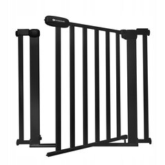 Защитные ворота Kinderkraft Lock&Go, 75-103 см, Черный цвет цена и информация | Товары для безопасности детей дома | hansapost.ee