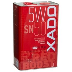 Xado Atomic Oil 5W-50 SN Red Boost, моторное масло 4л цена и информация | Моторные масла | hansapost.ee