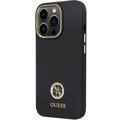 Guess GUHCP13LM4DGPK iPhone 13 Pro | 13 6.1" czarny|black hardcase Silicone Logo Strass 4G цена и информация | Чехлы для телефонов | hansapost.ee