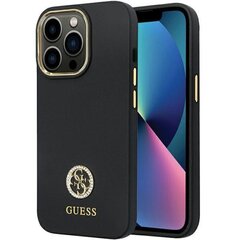 Guess GUHCP13XM4DGPK iPhone 13 Pro Max 6.7" czarny|black hardcase Silicone Logo Strass 4G цена и информация | Чехлы для телефонов | hansapost.ee