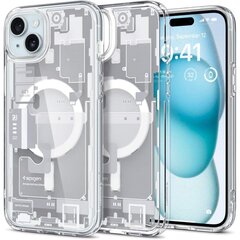 Spigen Ultra Hybrid MAG iPhone 15 Plus 6.7" Magsafe zero one white ACS07035 цена и информация | Чехлы для телефонов | hansapost.ee