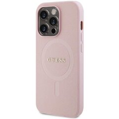 Guess GUHMP13LPSAHMCP iPhone 13 Pro | 13 6,1" różowy|pink hardcase Saffiano MagSafe цена и информация | Чехлы для телефонов | hansapost.ee