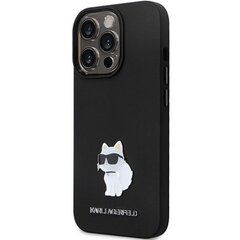 Karl Lagerfeld KLHCP13LSMHCNPK iPhone 13 Pro | 13 6.1" czarny|black hardcase Silicone C Metal Pin цена и информация | Чехлы для телефонов | hansapost.ee