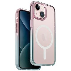 UNIQ etui Combat Duo iPhone 15 6.1" Magclick Charging niebiesko-różowy|pastel sky blue-powder pink цена и информация | Чехлы для телефонов | hansapost.ee