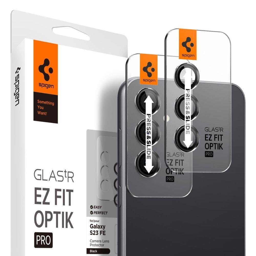 Spigen Glas.tR EZ Fit Samsung Galaxy S23 FE цена и информация | Ekraani kaitseklaasid ja kaitsekiled | hansapost.ee
