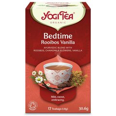 Yogi Tea Bedtime punane tee vanilliga, õhtune, keskkonnasõbralik, 17 teekotti hind ja info | Tee | hansapost.ee