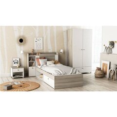 Кровать, 100x200 см, коричневая цена и информация | Кровати | hansapost.ee