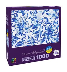 Pusle Purple Witty Fox Veronika Blyzniuchenko Lilies Blue Series, 1000-osaline цена и информация | Purple Witty Fox Детям от 3 лет | hansapost.ee