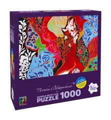 Pusle Purple Witty Fox Flower Dance 19903, 1000 d. цена и информация | Пазлы | hansapost.ee