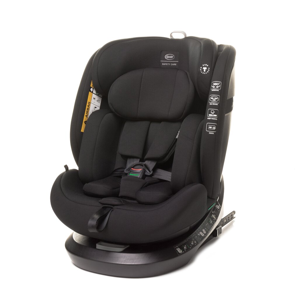 Turvatool 4Baby Roto-Fix I-Size, 0-36 kg, black hind ja info | Turvatoolid ja turvahällid | hansapost.ee