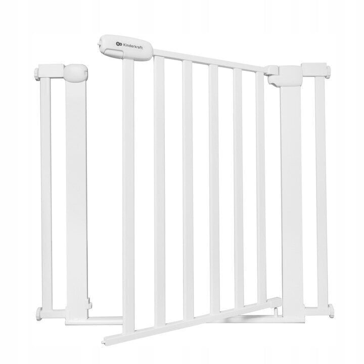 Turvavärav Kinderkraft Lock&Go, 75-103 cm, White цена и информация | Ohutustarvikud lastele | hansapost.ee