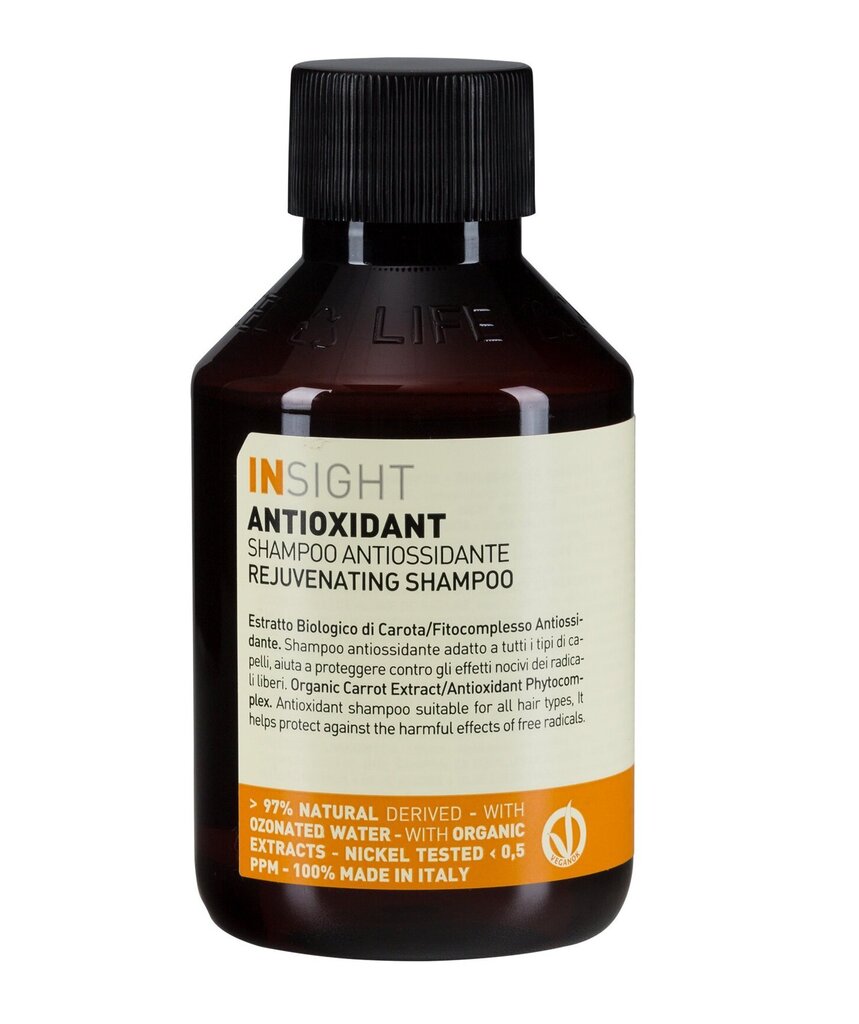 Insight Antioksüdantne noorendav šampoon 100ml hind ja info | Šampoonid | hansapost.ee