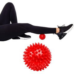 Массажный мячик Springos, красный цена и информация | Аксессуары для массажа | hansapost.ee