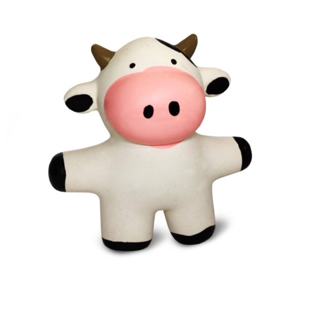Lateks mänguasi koertele lehm Hilton, 12 cm hind ja info | Koerte mänguasjad | hansapost.ee