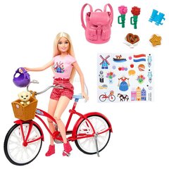 Barbie® Bicycle with Doll HWJ00 цена и информация | Игрушки для девочек | hansapost.ee